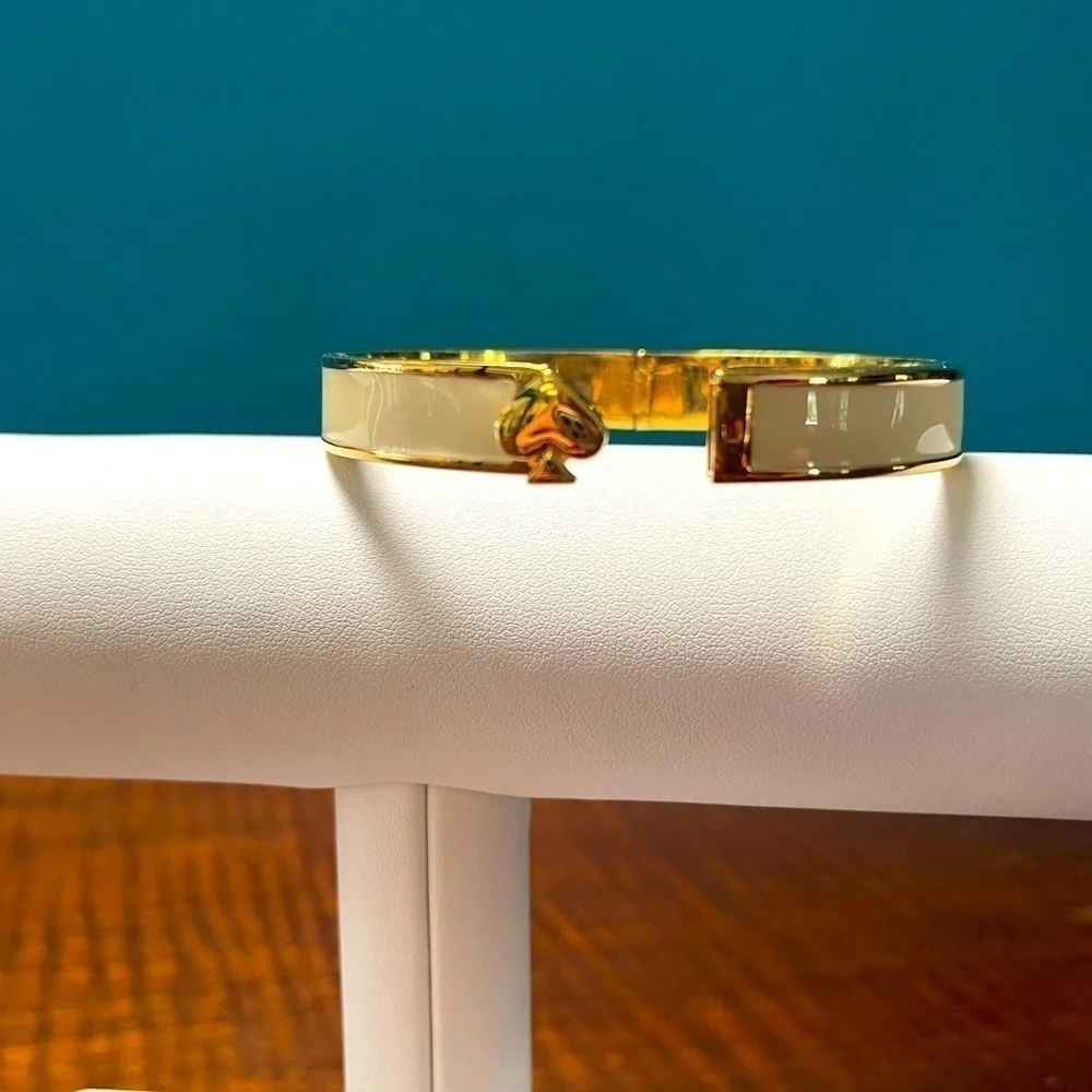 Kate Spade ♠️ Live Colorfully Hinged Bracelet - Picture 6 of 7